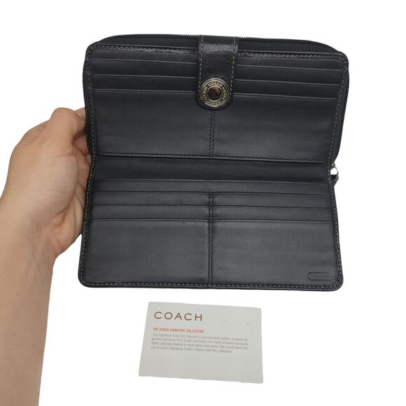 Coach Purse Wallet Set Hot Pink Purple Plaid Tartan Hobo Shoulder Sparkly 2010 - Picture 12 of 15